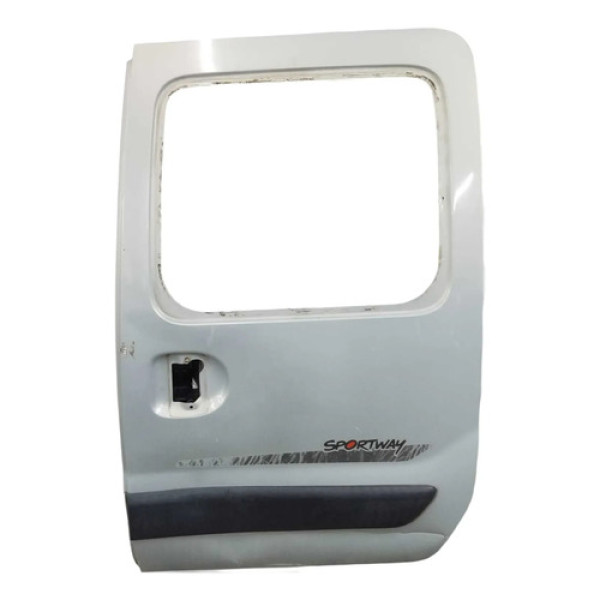 Porta Lateral Esquerda Deslizante Renault Kangoo 2008 2009 Traseira Esquerda Prateado