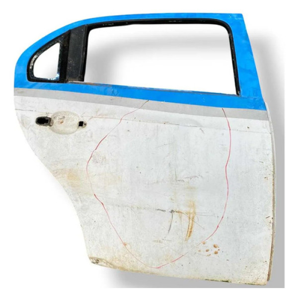 Porta Traseira Direita Voyage Gol G6 2014/2016 Com Detalhe Traseira Direita Branco
