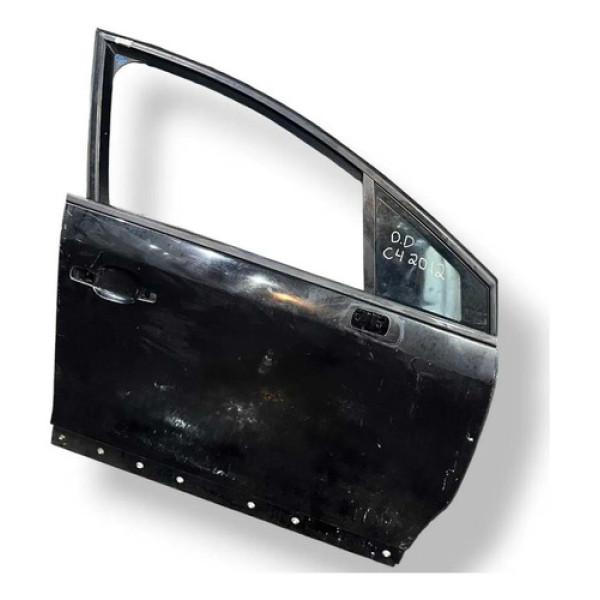 Porta Dianteira Direita Citroen C4 2008 2009 2010 A 2013 Dianteira Direito Preto