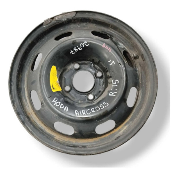 Roda Ferro Avulsa Aro 15 Peugeot Citroen Aircross Original Preto