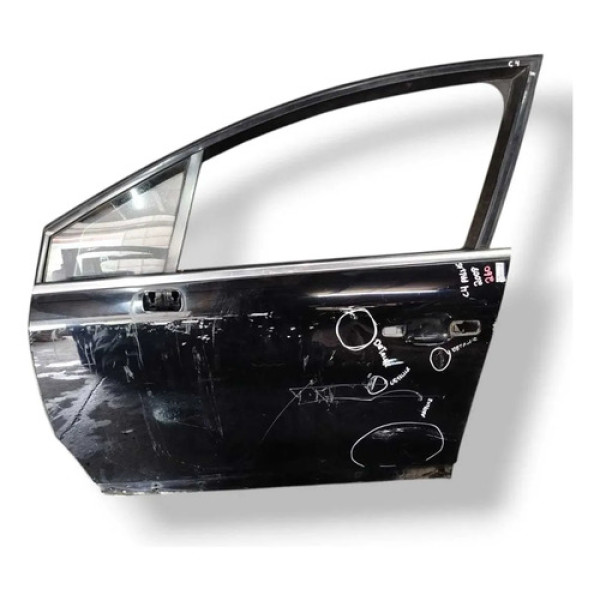 Porta Dianteira Esquerda Citroen C4 Pallas 2008 Detalhes Dianteira Esquerdo Preto
