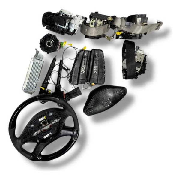 Kit Air Bag Mercedes S500/563 11 Reformado (asas Ac E Recup) Preto