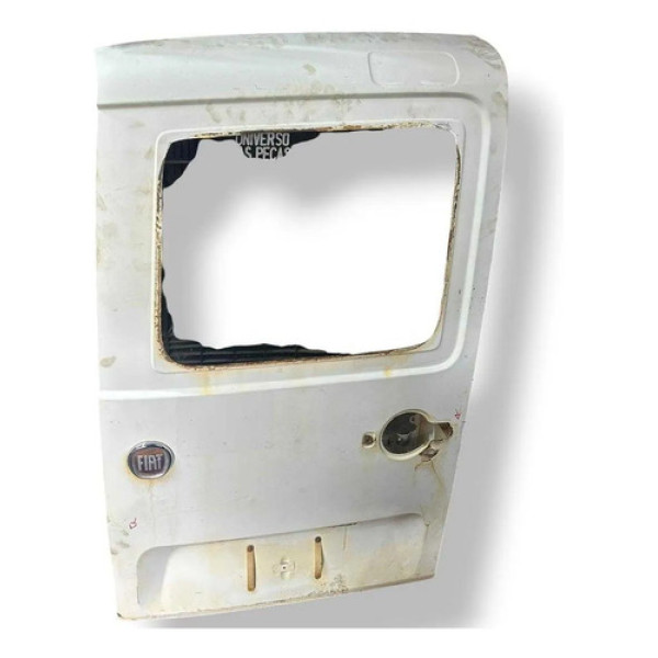 Porta Correr Traseira Esquerda Fiat Doblo 2012 2013 Detalhe Traseira Esquerda Branco