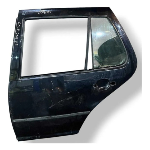 Porta Traseira Esquerda Volkswagen Golf 1999 2000 A 2008 Traseira Esquerdo Preto