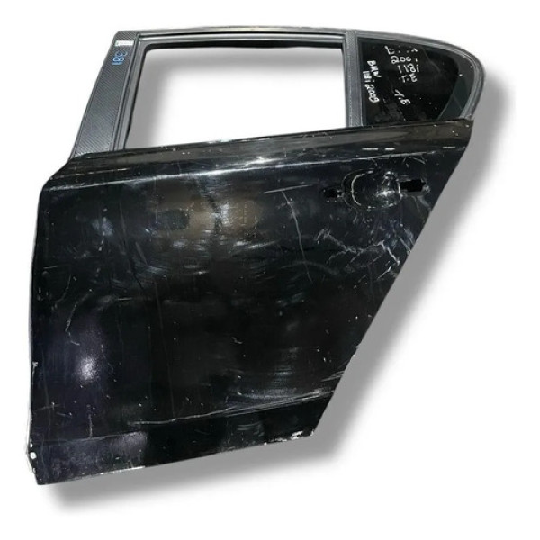 Porta Traseira Esquerda Bmw 118i - 2007 2008 2009 2010 2013 Traseira Esquerdo Preto
