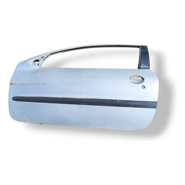 Porta Dianteira Esquerda Peugeot 206 2001 2002 2003 A 2005 Dianteira Esquerda Azul