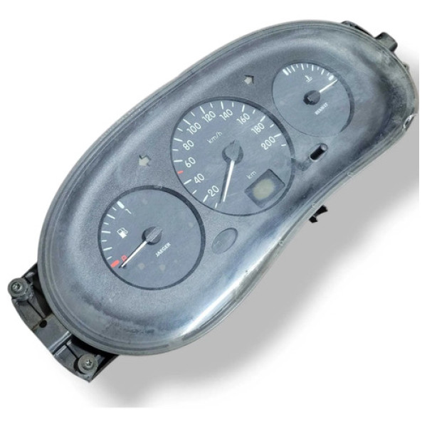 Painel Instrumentos Renault Clio 2002 09043080094 Detalhe Prateado