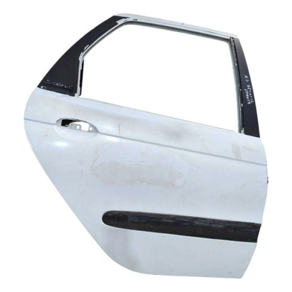 Porta Traseira Direita  Renault Scenic 2.0 1999 2000 2001  Traseira Direita Branco