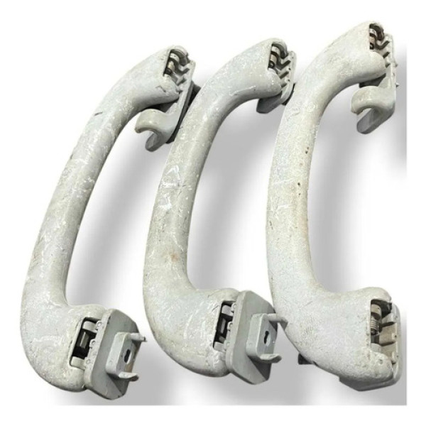 Trio Alças Puxadores Teto Ford Ecosport 2006 2007 2008 2009 Cinza