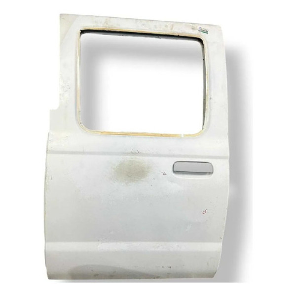 Porta Traseira Esquerda Nissan Frontier 2005 2006 Detalhe Traseira Esquerda Branco