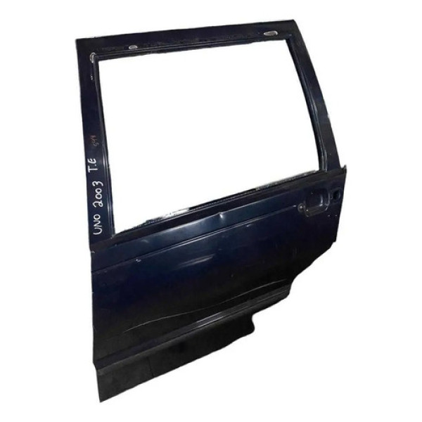 Porta Traseira Esqueda (sem Vidro) Fiat Uno Fire 2003 Traseira Esquerda