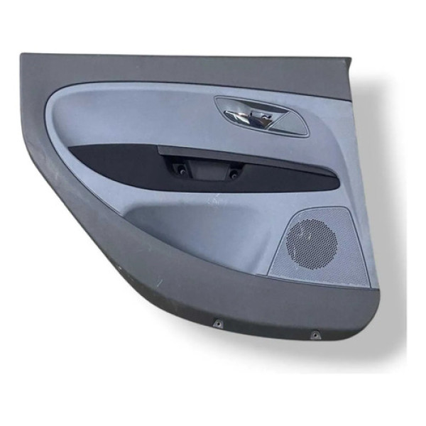 Forro Porta Traseira Esquerda Fiat Linea 2008 A 2013 - 17208 Cinza (com Detalhes Pretos)