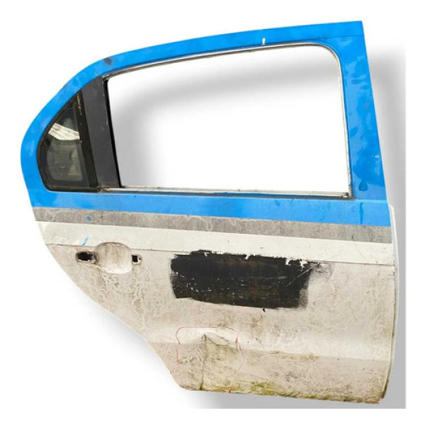 Porta Traseira Direita Gol G6 Voyage 2014 A 2016 Com Detalhe Traseira Direita Branco