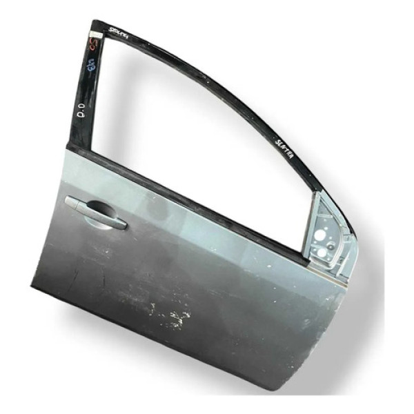 Porta Dianteira Direita Nissan Sentra 2008 2009 2010 A 2013 Dianteira Direito Prateado