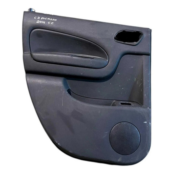 Forro Porta Traseira Esquerda C3 Picasso 2011/15 9671384277 Preto