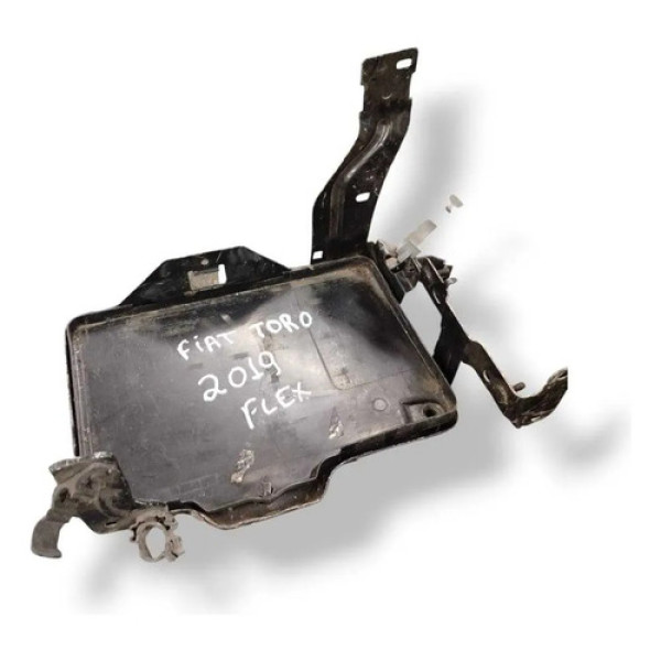 Suporte Base Bateria Fiat Toro 2019 2020 2021 2022  Flex Prateado