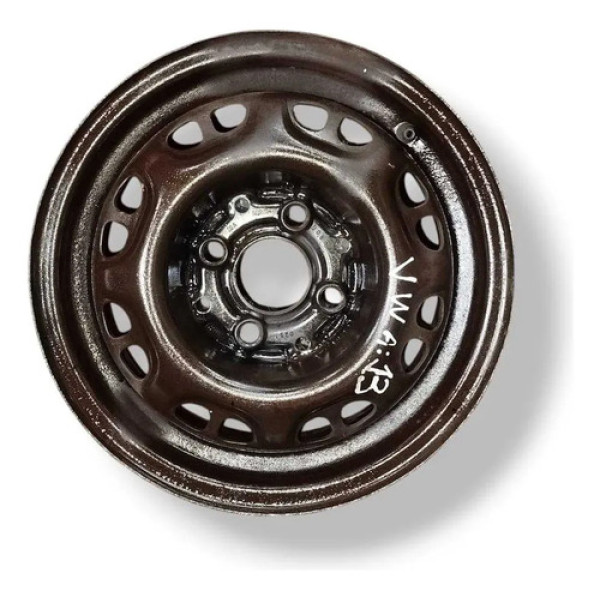 Roda Ferro Aro 13 Volkswagen Apolo Parati Logus Gol Parati Prateado