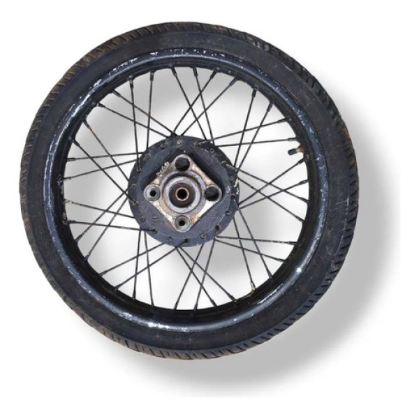 Roda Traseira Moto  Yamaha Factor 125  2008 2009 2010 2011 Preto