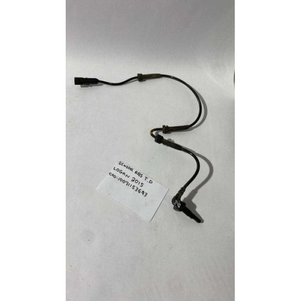 Sensor Abs Tras Direito Renault Logan Dyna1.6 15 10071153693