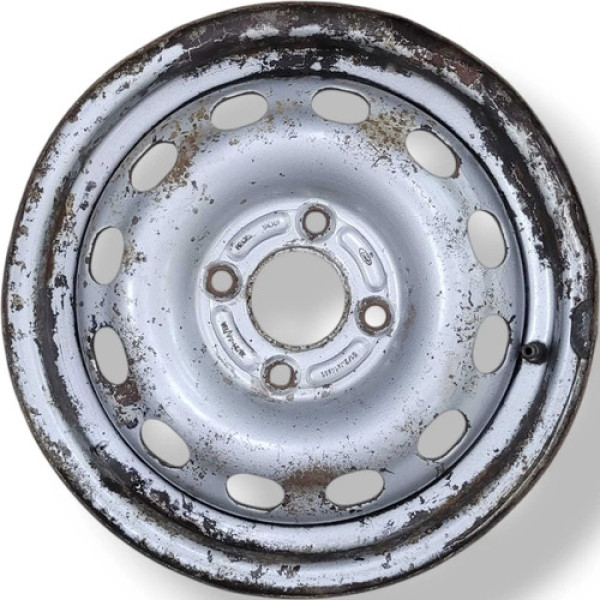 Roda Avulsa Ferro Aro 14 Ford Ka Focus Fiesta Prateado