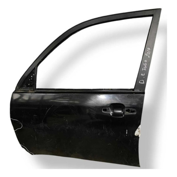 Porta Dianteira Esquerda Chery Tiggo 2 2010 A 2012 Detalhe Dianteira Esquerdo Preto