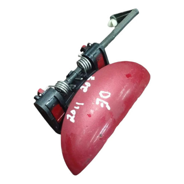 Maçaneta Externa Dianteira Esquerda Peugeot 207 2012 15085w Vermelho Dianteira