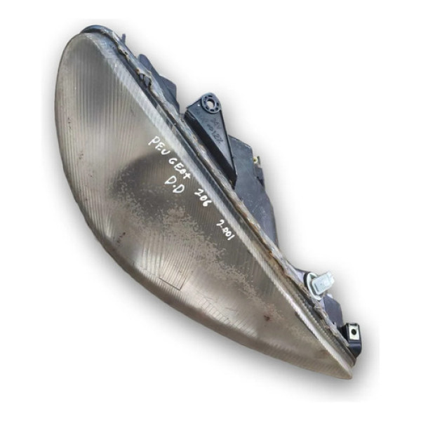 Farol Lado Direito Peugeot 206 1999 2000 2001 2002 2003 2004 Direito/passageiro