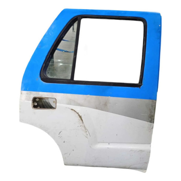 Porta Traseira Direita Chevrolet Blazer 2009 2010 Detalhe Traseira Direito Azul