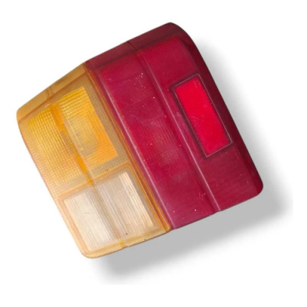Lente Lanterna Direita Fiat Uno 1989 1990 A 1994 Detalhe Vermelho