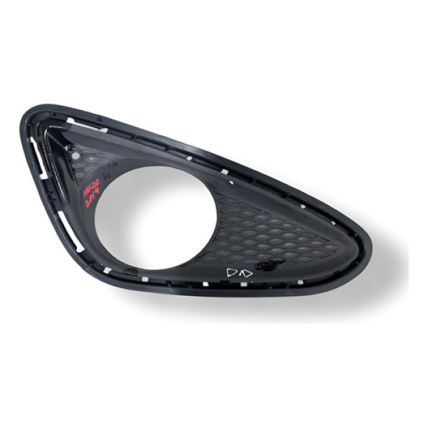Moldura Farol Milha Lado Direito Hyundai Hb20 2014 2015 2016 Branco Direito