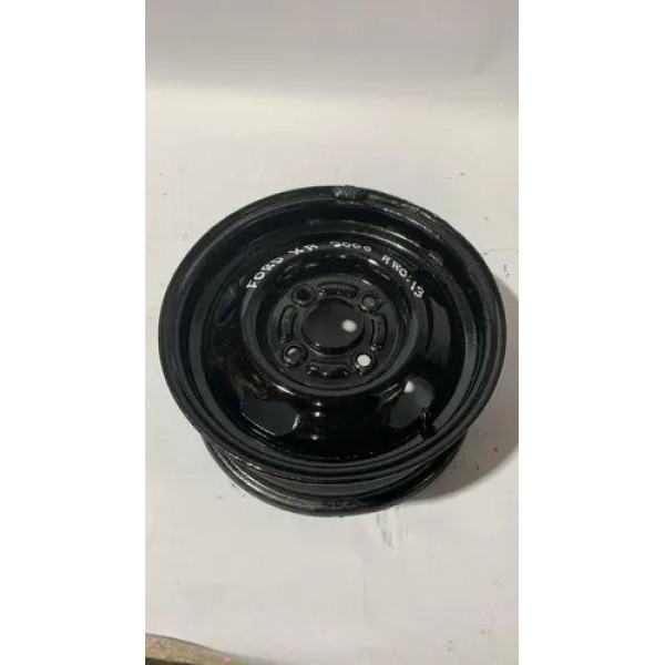 Roda Avulsa Ferro Aro 13 Ford Ka Ecosport Fiesta - 4 Furos Preto