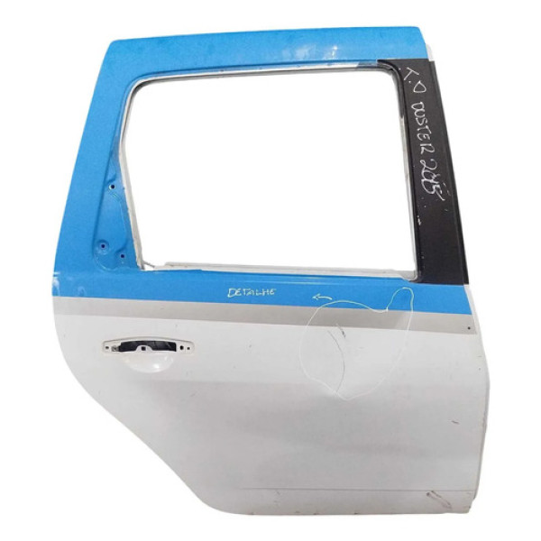 Porta Traseira Direita Renault Duster 2.0 2014 2015 Detalhe Traseira Direita Branco