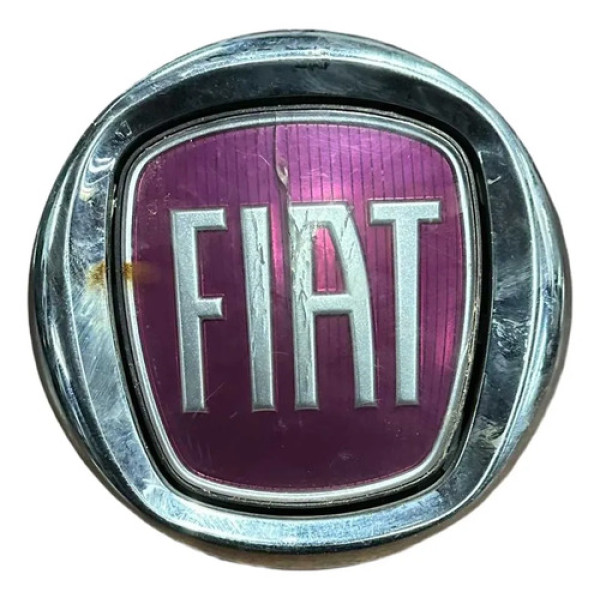 Logo Emblema Grade Fiat Strada 2008 2009 2010 2011 2012 Vermelho