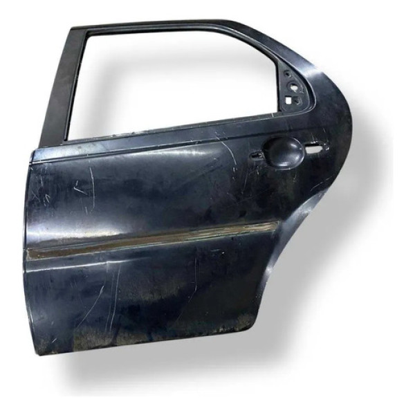 Porta Traseira Esquerda Fiat Siena 2010  2011 2012 2013 2014 Traseira Esquerdo Preto