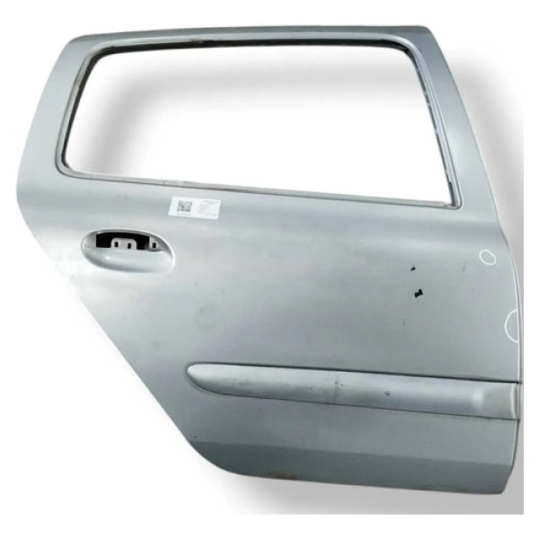 Porta Traseira Direita Renault Clio 2005 2006 2007 2008 2009 Traseira Direita Prateado