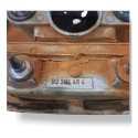 Moldura Maçaneta Tampa Traseira Gm Astra 2005 2006 93381464 Prateado Traseira