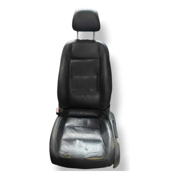 Banco Dianteiro Esquerdo Couro Detalhe Jetta 2007 2008 Preto