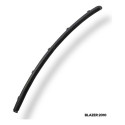Friso Externo Dianteiro Esquerdo Chevrolet  Blazer 2010 2011 Preto