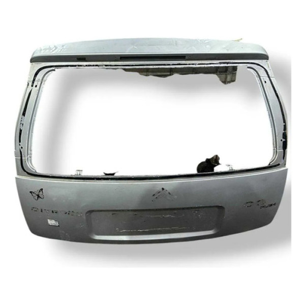 Tampa Traseira Citroen C3 2007 2008 2009 2010 2011 Detalhe Prateado