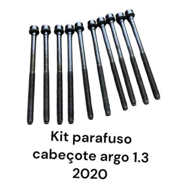 Kit Parafuso Cabeçote Fiat Argo Cronos 1.3 2020 (10uni)