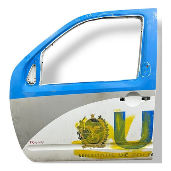 Porta Dianteira Esquerda Nissan Frontier 2013 4x4 Detalhes Dianteira Esquerdo Branco