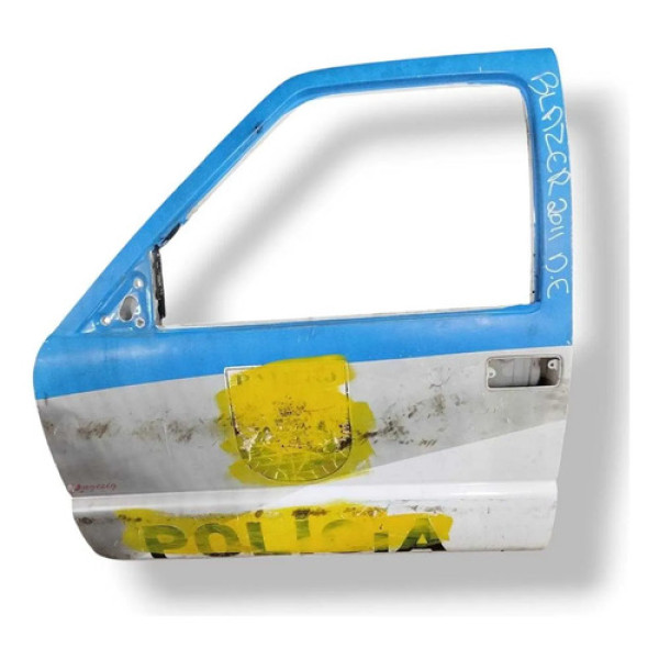 Porta Dianteira Esquerda Chevrolet Blazer 2.4 2010 2011 2012 Dianteira Esquerdo Branco