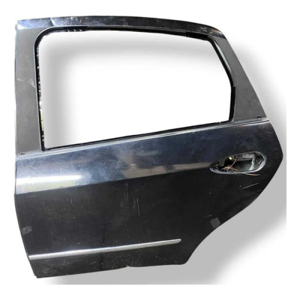Porta Traseira Esquerda Fiat Punto 2008 2009 2010 Detalhe Traseira Esquerdo Preto