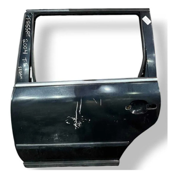 Porta Traseira Esquerda Volkswagen Passat Sedan 2004 2005 Traseira Esquerdo Preto