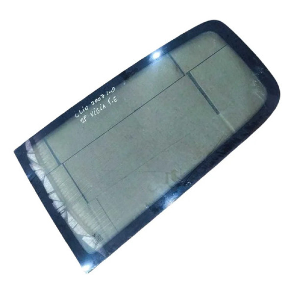 Vidro Fixo Traseiro Esquerdo Renault Clio 2005 2006 2007