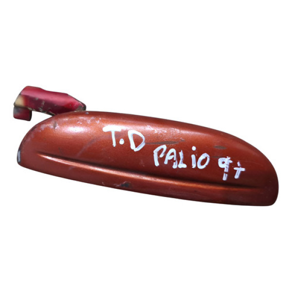 Maçaneta Externa Traseira Direita Fiat Palio 1997 1998 Vermelho Traseira