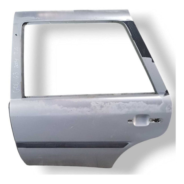 Porta Traseira Esquerdo Sem Vidro Volkswagen Gol 1.0 2004 Dianteira Direito Preto