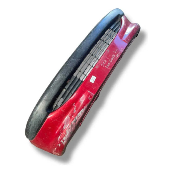 Parachoque Dianteiro Original Com Detalhes Peugeot 206 2003 Vermelho