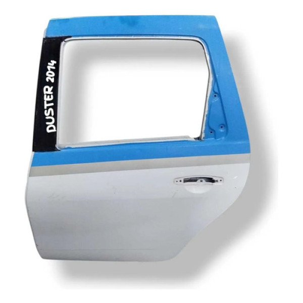 Porta Traseira Esquerda Renault Duster 2014 2015 2016 2017 Traseira Esquerdo Branco