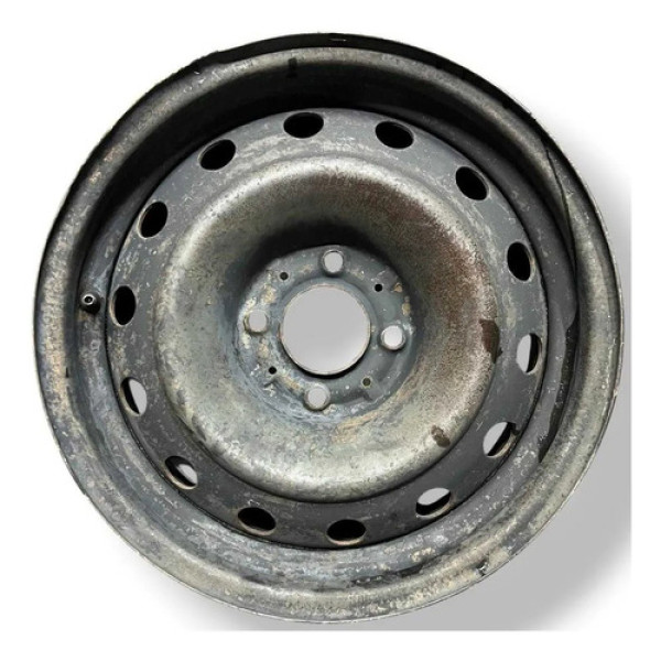 Roda Ferro Avulsa Aro 15 Peugeot 4 Furos Preto
